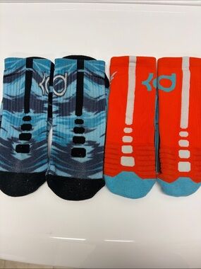 VINTAGE KD Kevin Durant Hyperelite Socks MENS L
